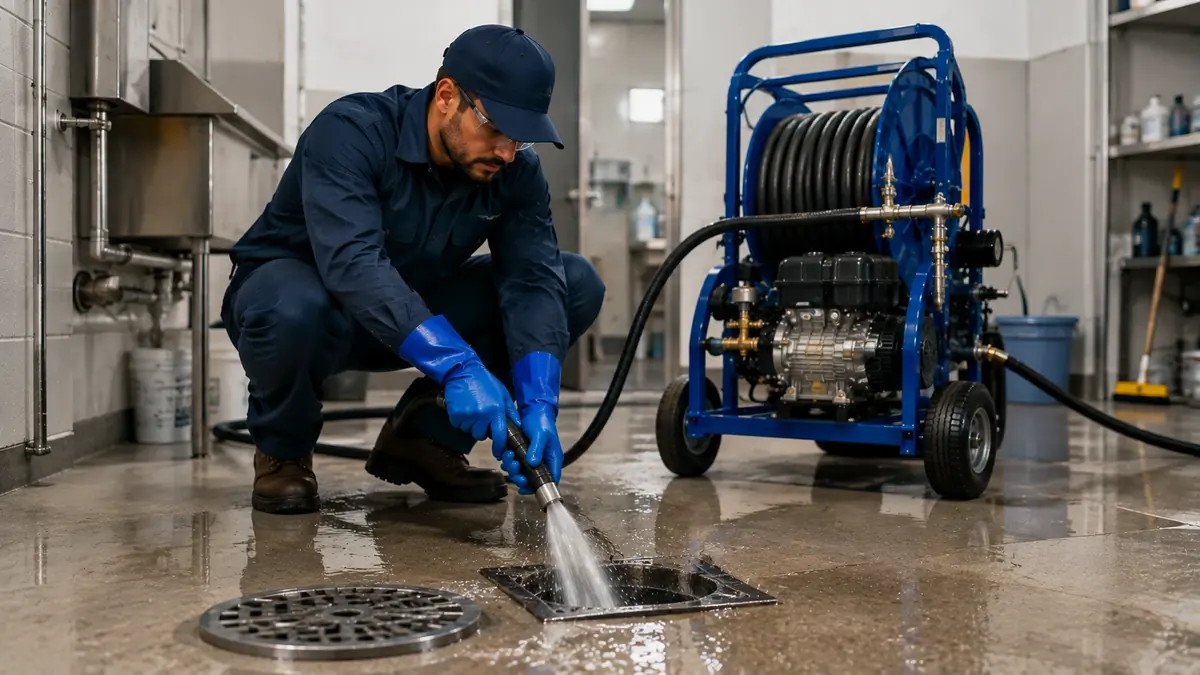 Floor Drain Hydro Jet Cleaning in Loma Mar