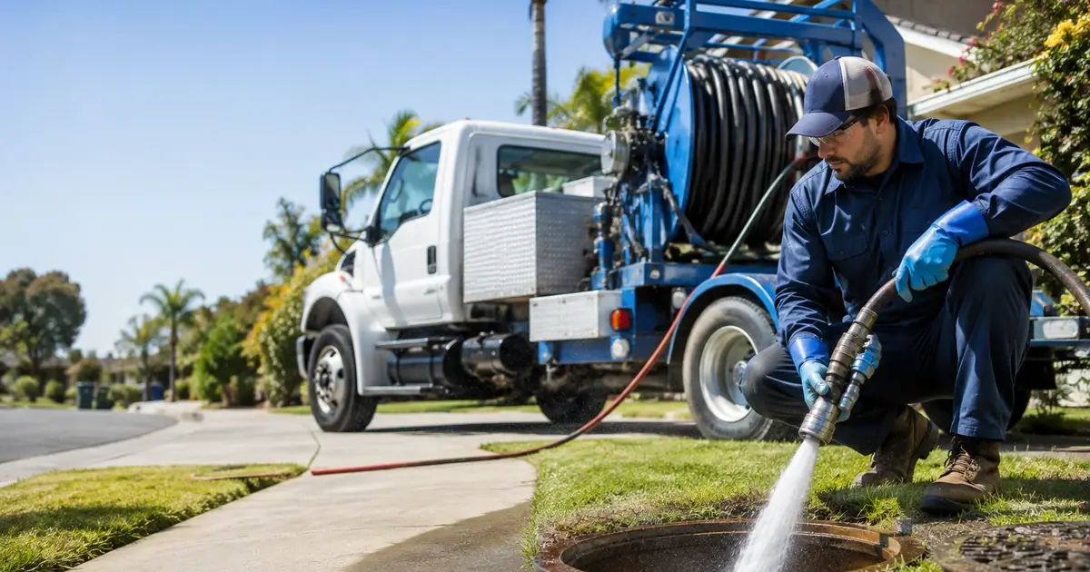 Hydro jet sewer cleaning Loma Mar