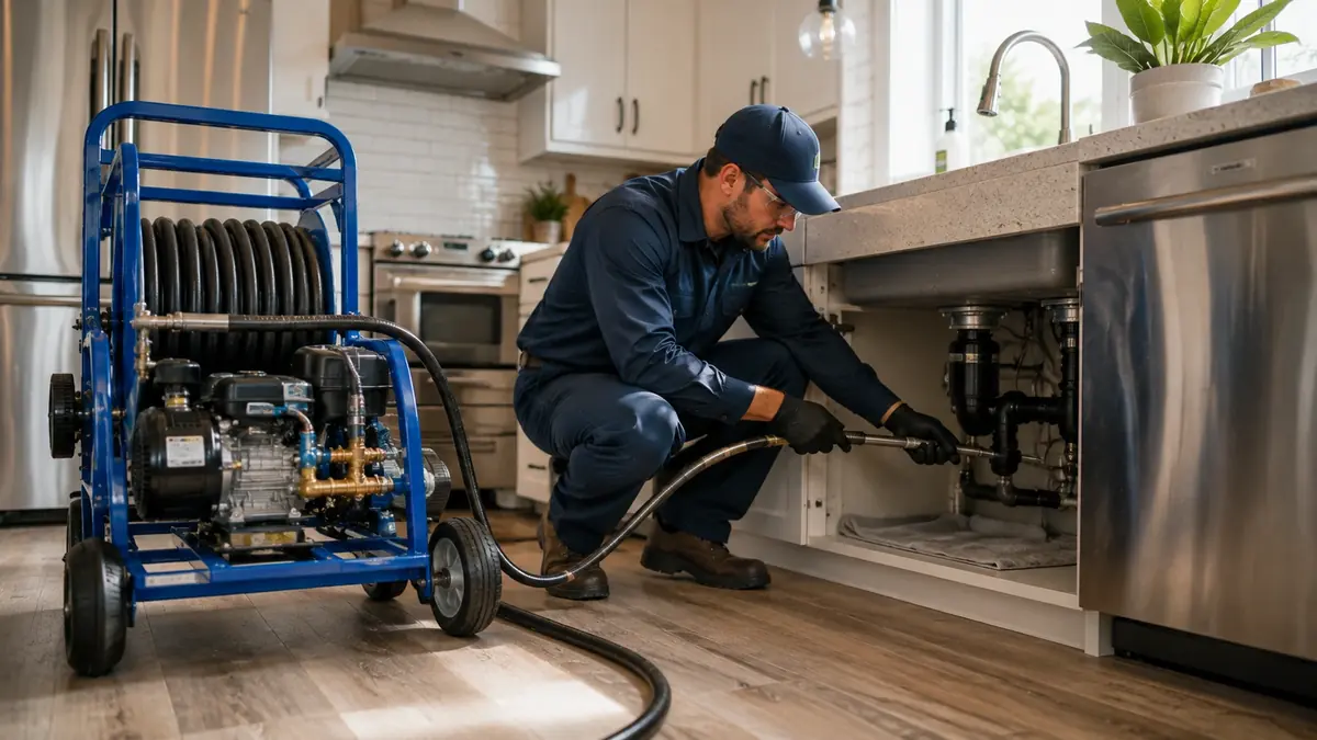 Kitchen Drain Hydro Jetting in Loma Mar