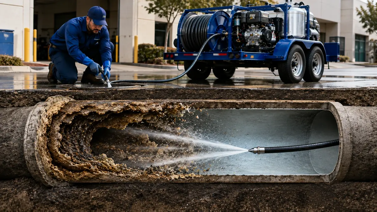Sewer Pipe Descaling in Loma Mar